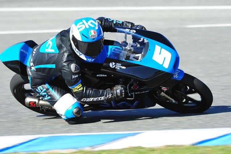 Romano Fenati: Tagesbestzeit am Dienstag in Jerez