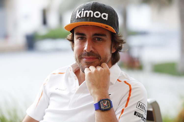Fernando Alonso kam im McLaren-Honda MP4-30 nur sechs Runden weit