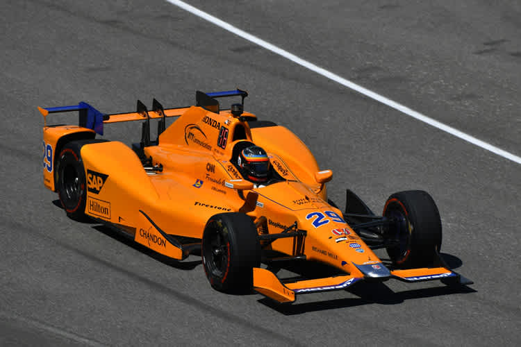 Fernando Alonso absolvierte in dieser Woche seinen Rookie-Test im IndyCar