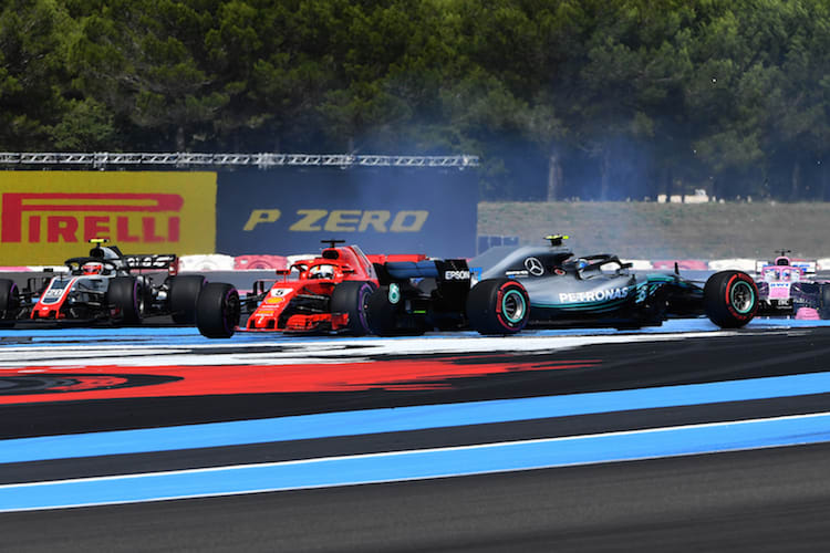 Zwischen Vettel und Bottas hat’s gescheppert