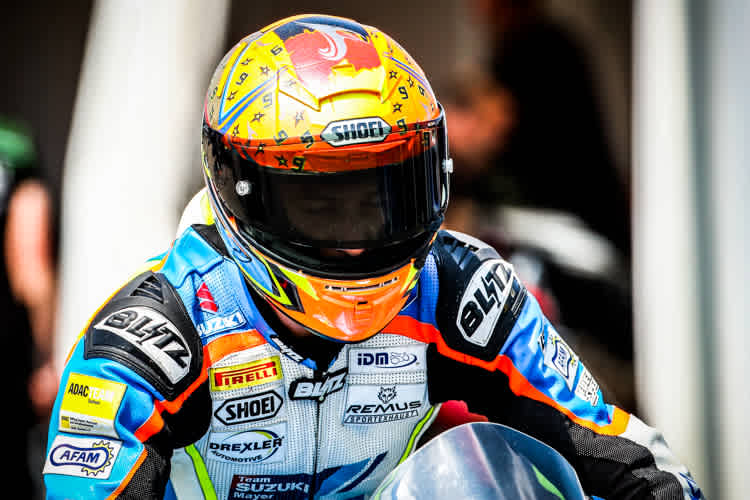 Toni Finsterbusch blieb beim Sturz unverletzt