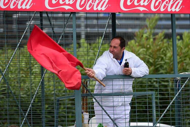 Der Sturz von Hafizh Syahrin führte zur Unterbrechung der Session