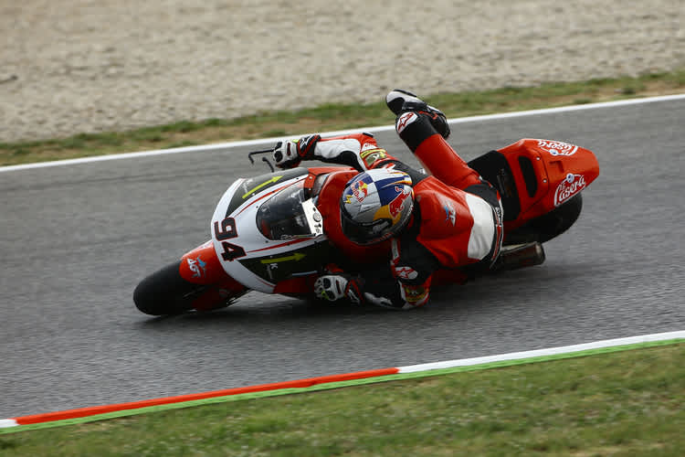 Jonas Folger rutschte im zweiten Training aus