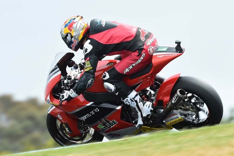 Für Jonas Folger war das Rennen vorzeitig beendet