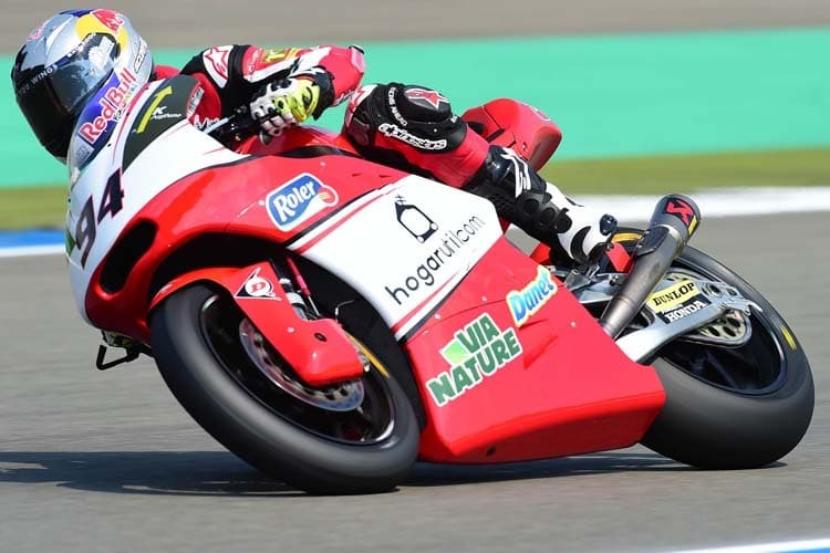 Moto2-Rookie Jonas Folger in Assen