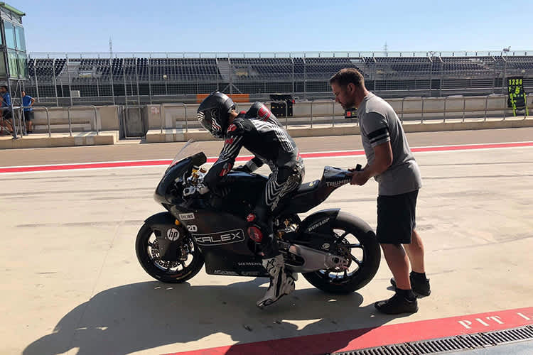 Jonas Folger auf der Kalex-Triumph