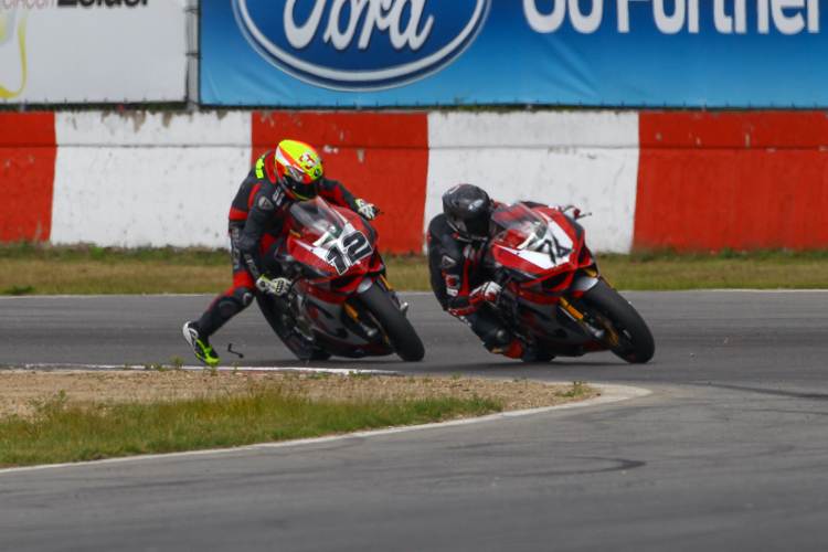 Max Neukirchner vorne, Javier Fores hinten