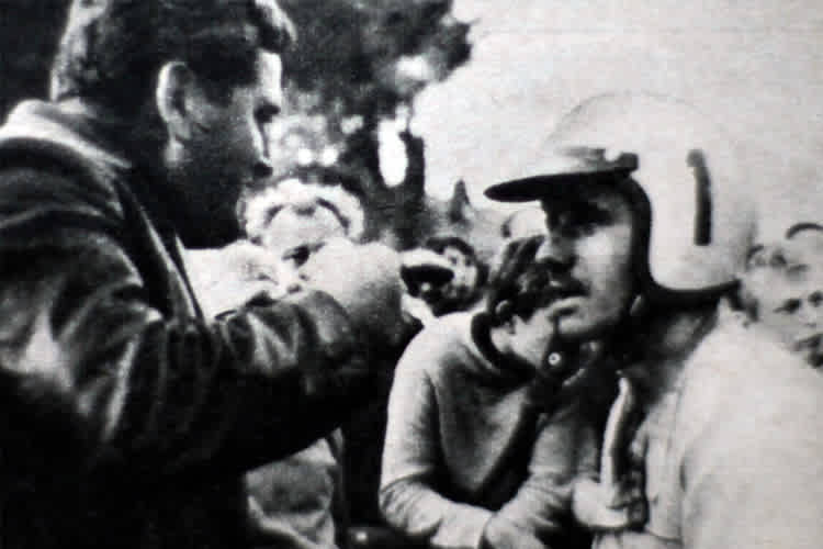 Paul Friedrichs mit Trainer Heinz Ramsch