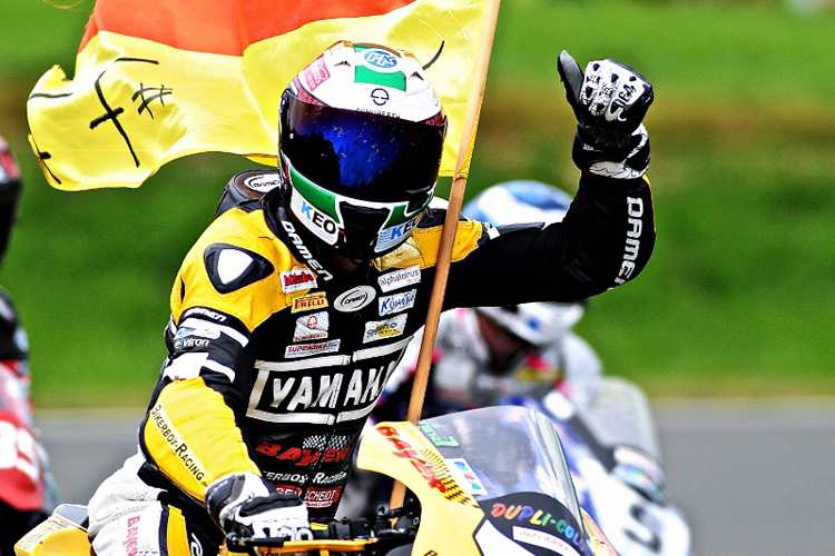 Marvin Fritz in Feierlaune