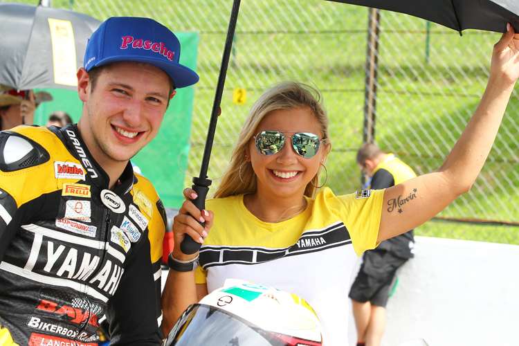 Marvin Fritz hatte seine Schwester als Glücksbringer dabei