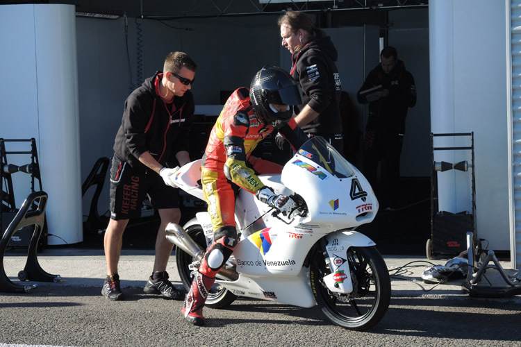 Gabriel Ramos: Bereit für die erste Ausfahrt auf der neuen Kalex-KTM