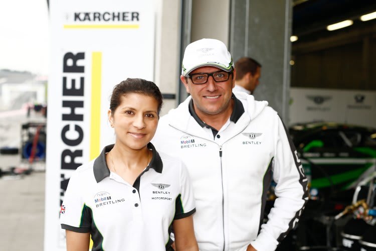 Leena Gade mit Christian Abt