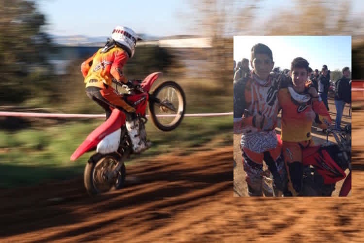 Der 15-jährige Marc Garcia mit Rookies-Cup-Sieger Jorge Martin