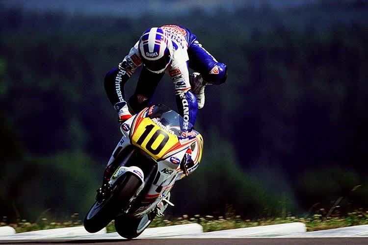 Spektakulärer Sturz: Wayne Gardner 1990 in Brünn