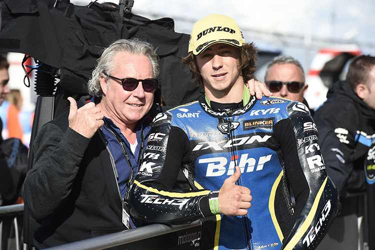 Papa Wayne Gardner mit Sohn Remy