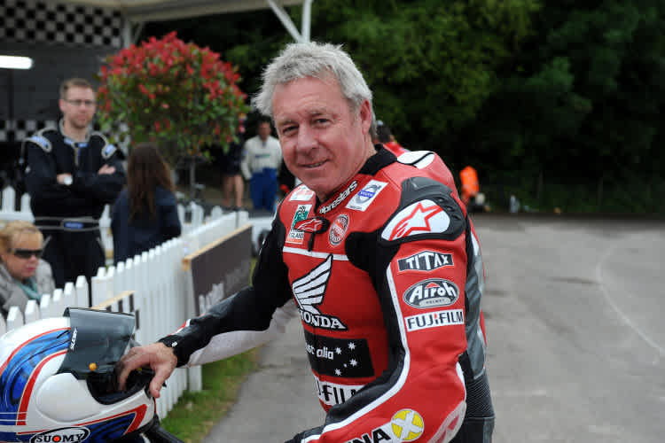 500-ccm-Weltmeister Wayne Gardner wird in der Londoner Regent Street anzutreffen sein