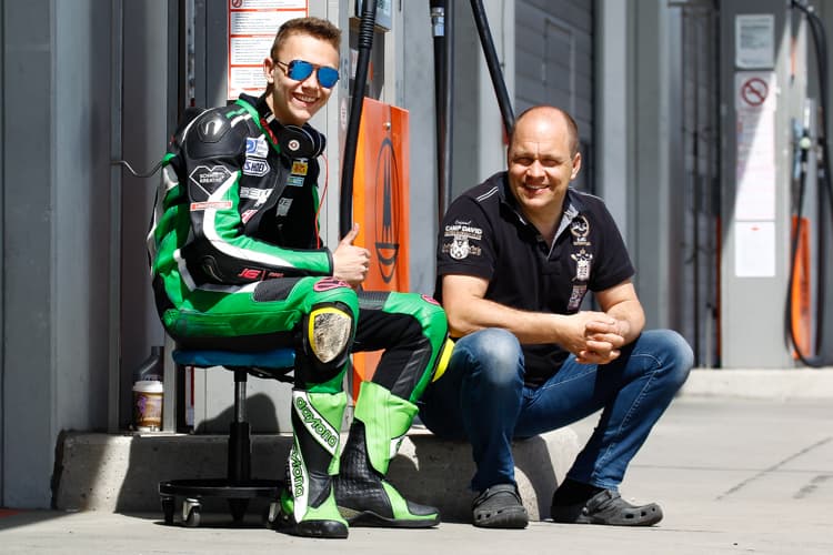 Kurze Pause für Jonas Geitner