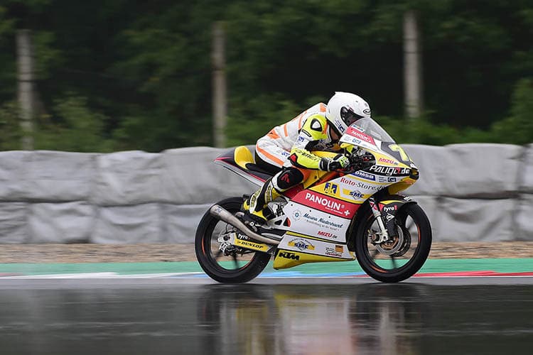 Tim Georgi mit der KTM des deutschen Freudenberg-Teams