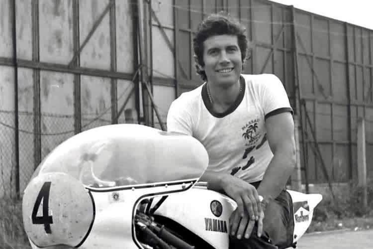 Giacomo Agostini (Yamaha 500ccm) 1975 in Brünn