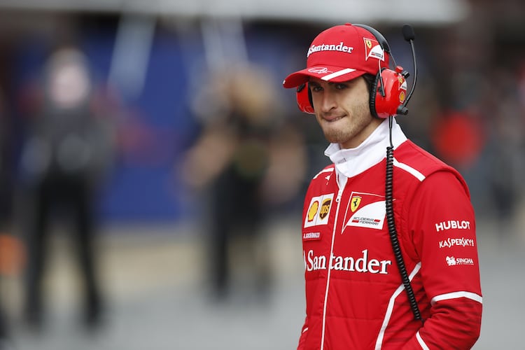 Ferrari-Reservist Antonio Giovinazzi