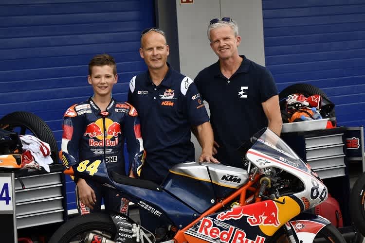 Zonta, Papa Jurgen und Onkel Patrick van den Goorbergh