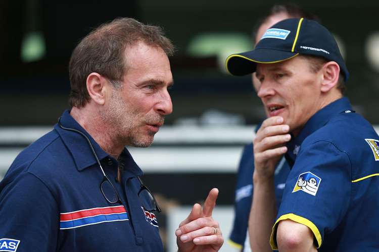 HRC-Manager Livio Suppo mit Nicolas Goubert