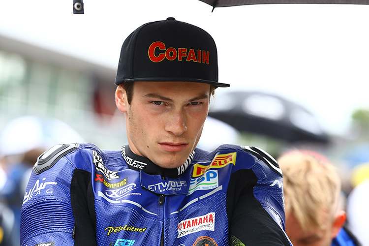 Thomas Gradinger viel wenig später von seiner Yamaha