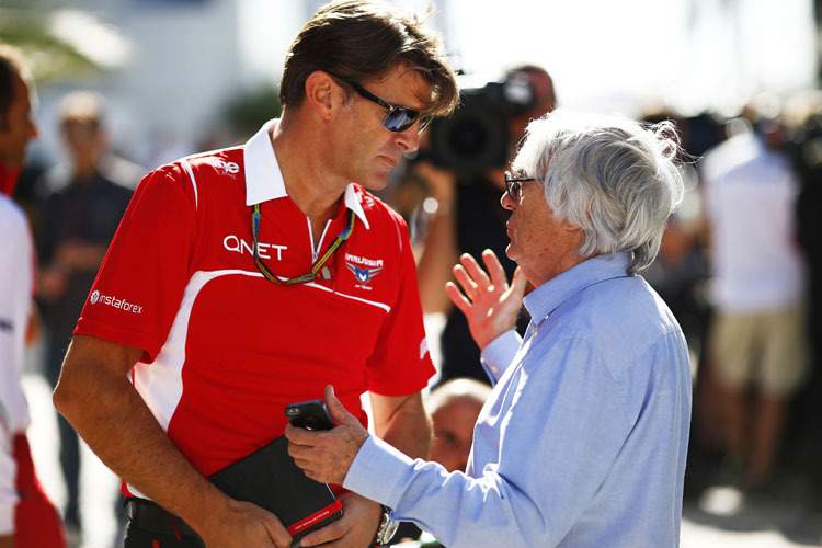 Bernie Ecclestone bot Graeme Lowdon in den vergangenen Tagen immer wieder seine Hilfe an