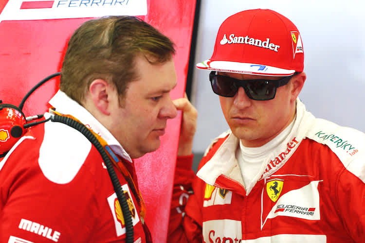 Dave Greenwood und Kimi Räikkönen