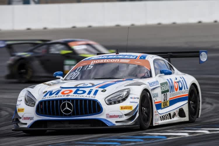 Einer der beiden Mercedes-AMG GT3 von Zakspeed