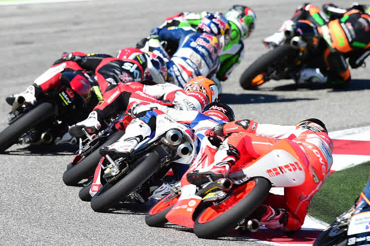 Das Moto3-Feld in Misano