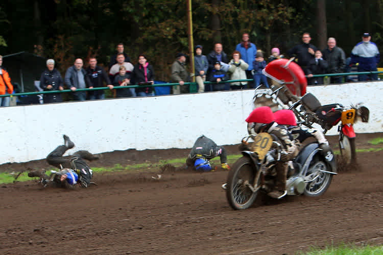 Waldemar Guggemos hatte bei seinem Sturz großes Glück im Unglück