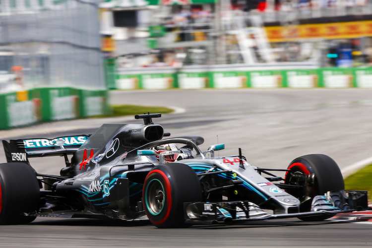 Lewis Hamilton in Kanada