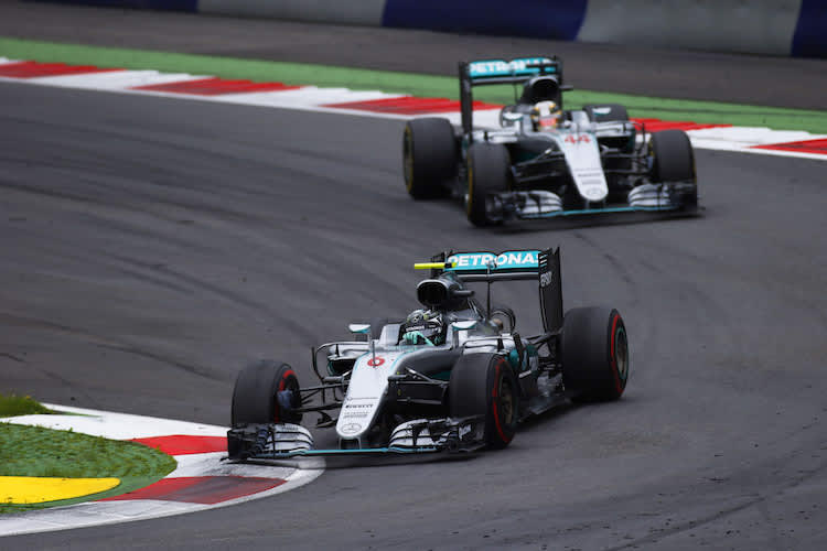 Lewis Hamilton gegen Nico Rosberg