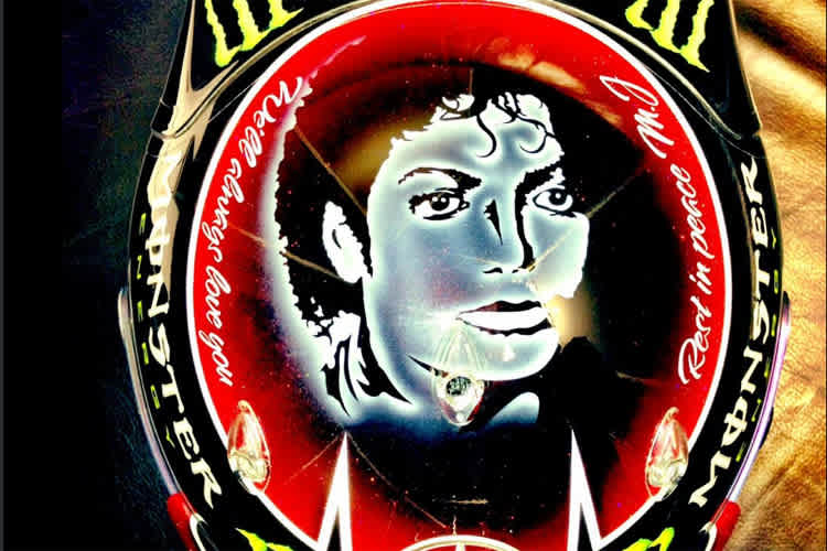 Die Oberseite von Lewis Hamiltons neuem Helm