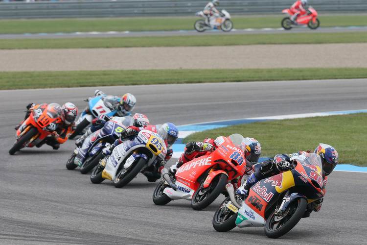 Das Rennen in Indy: Karel Hanika vor Jorge Martin