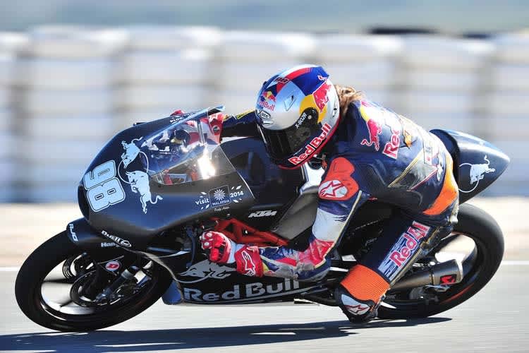 Moto3-Rookie Karel Hanika auf der Werks-KTM