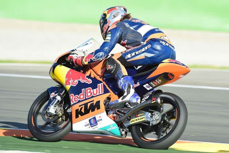 Karel Hanika beim Valencia-GP 2014