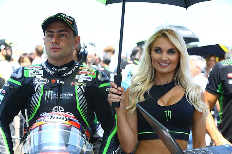 Kampf um Platz 3: Leon Haslam vor Marco Melandri und Alex Lowes