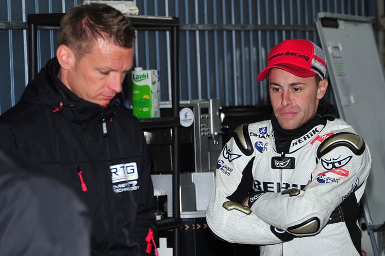 Test in Almeria: Dirk Heidolf mit Neuzugang Efren Vazquez