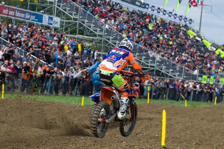 Jeffrey Herlings gewann in Frauenfeld vor einer beeindruckenden Zuschauerkulisse