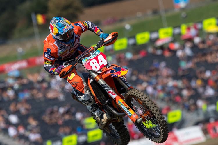 Jeffrey Herlings gewann den ersten Lauf in Frauenfeld