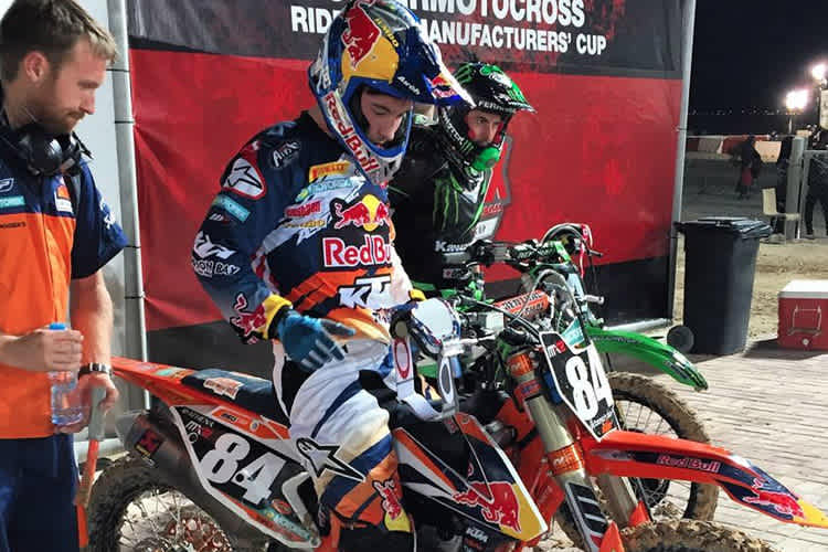 Jeffrey Herlings geht von der Pole-Position ins erste WM-Rennen der Saison 2016