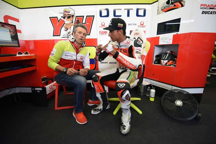 Crewchief Giacomo Guidotti mit Yonny Hernandez