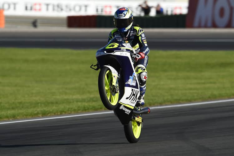 Maria Herrera 2015 auf der LaGlisse-Husqvarna