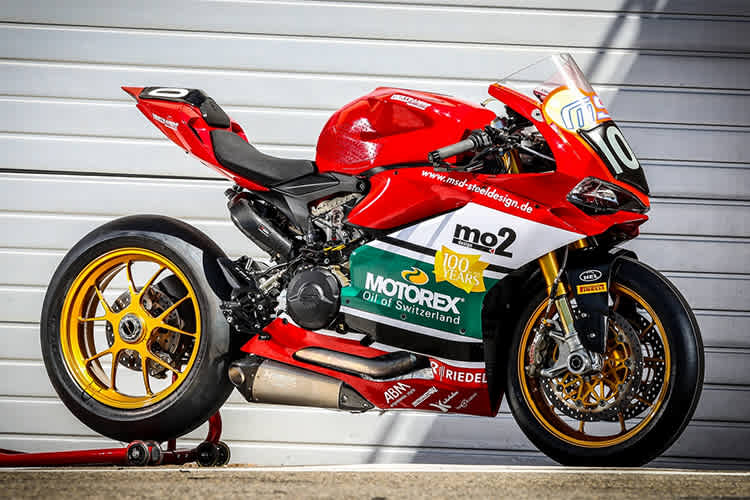 Die Ducati Panigale des Hertrampf-Teams