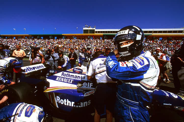 Damon Hill 1996 in Melbourne