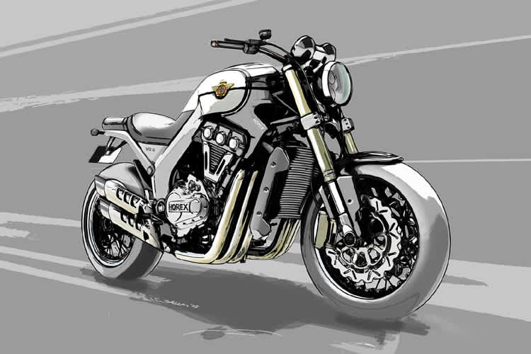 Skizze der Horex VR6