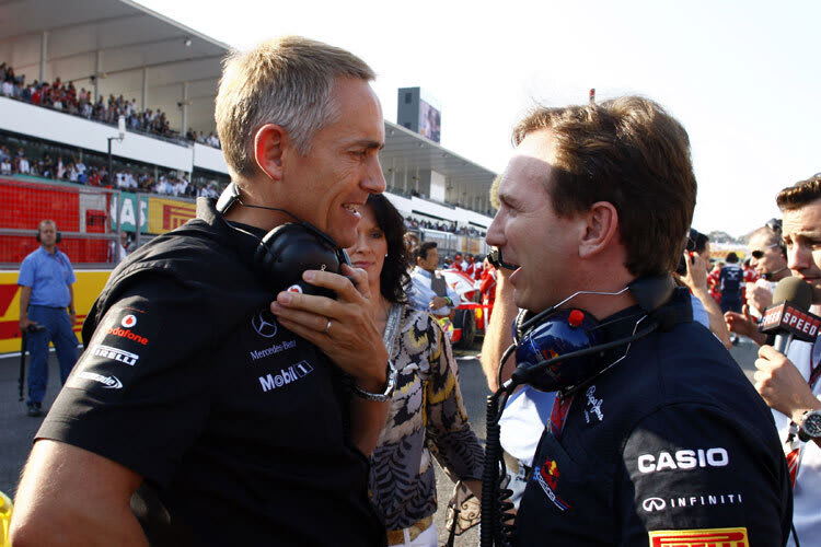 Martin Whitmarsh warnt Christian Horner, dass auch sein Team tief fallen könnte