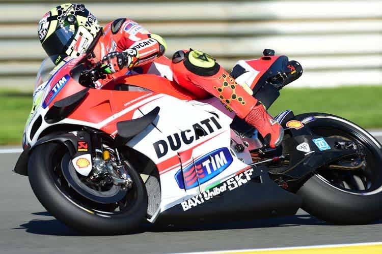 Andrea Iannone beim Valencia-Test